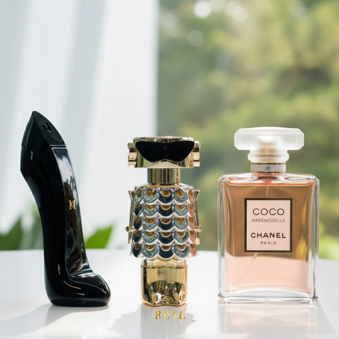 Combo de 3 perfumes - Good Girl, Fame, Coco Mademoiselle
