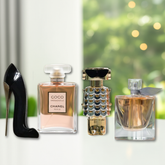 Combo de 4 perfumes - Good Girl, Coco Mademoiselle, Lancôme, Fame